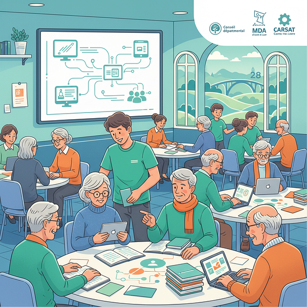 Présentation du dispositif Digital Séniors 28 : Initiation au numérique