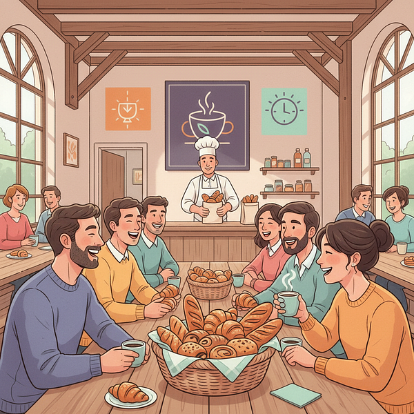 Petit-déjeuner de rentrée au Fontaine Café