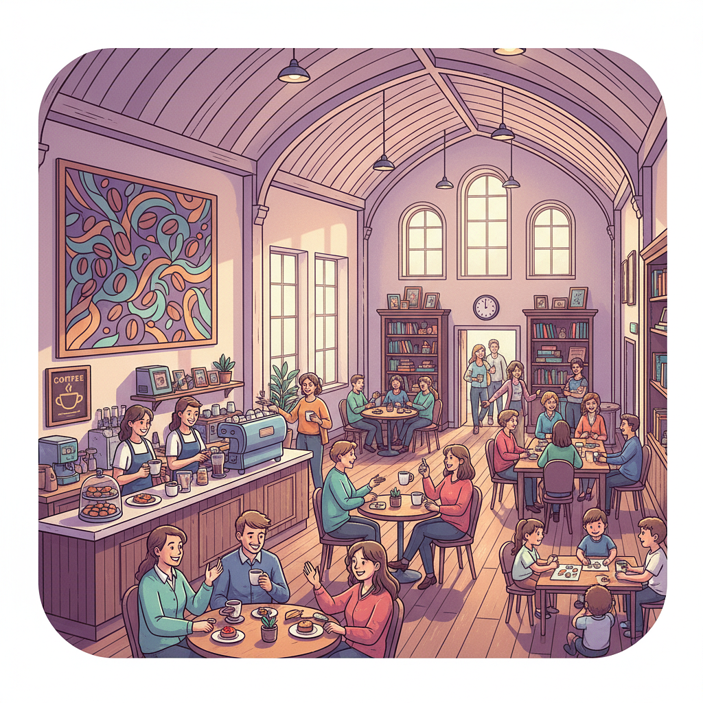 Ouverture du Fontaine Café à la salle des fêtes de Fontaine-Simon