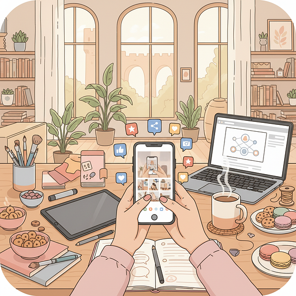 Réunion La Bulle des Indé' : Atelier Instagram avec Vanille Fremy