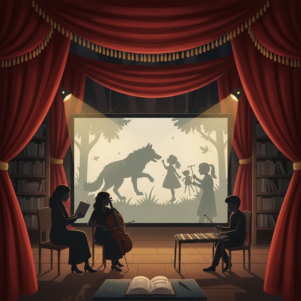 Lecture de contes en musique & ombres chinoises