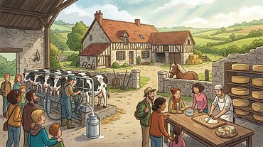 Visite de la ferme Lecointre