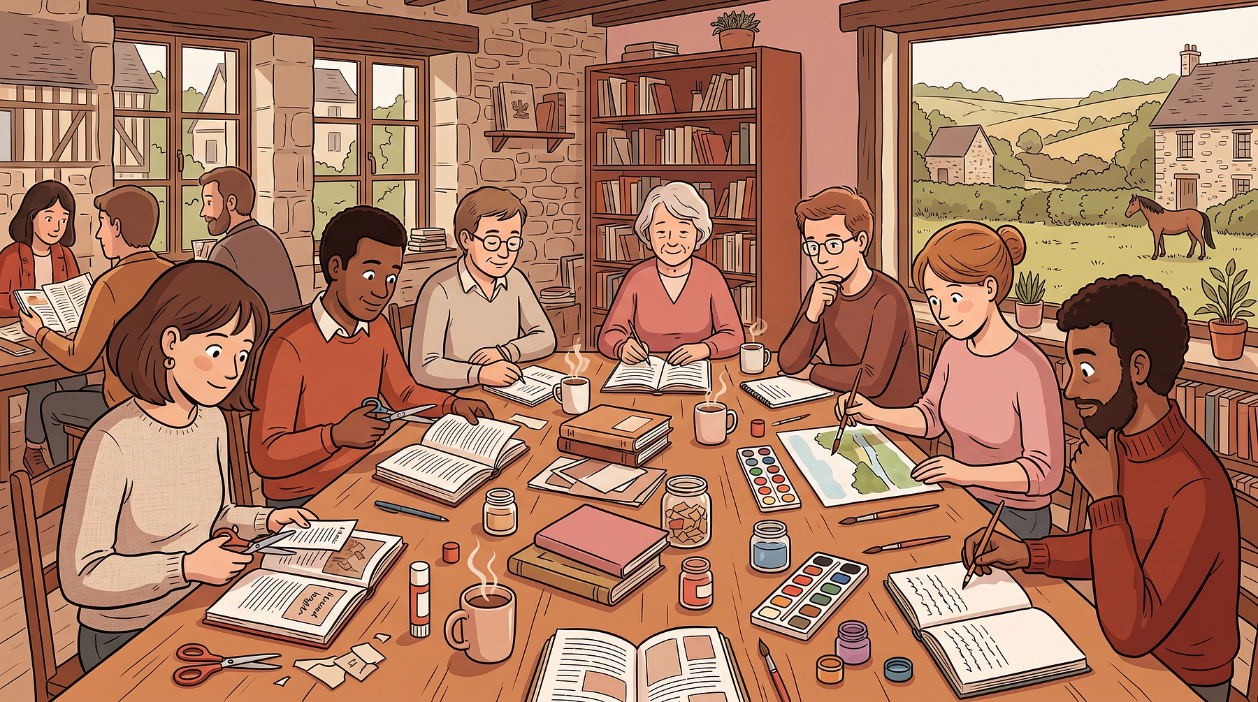 Atelier bibliocréatif pour adultes