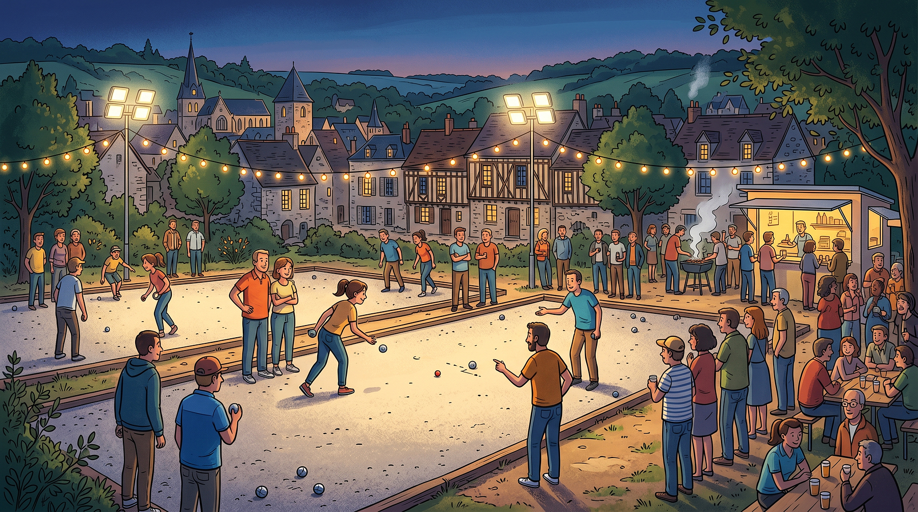 Tournoi de pétanque
