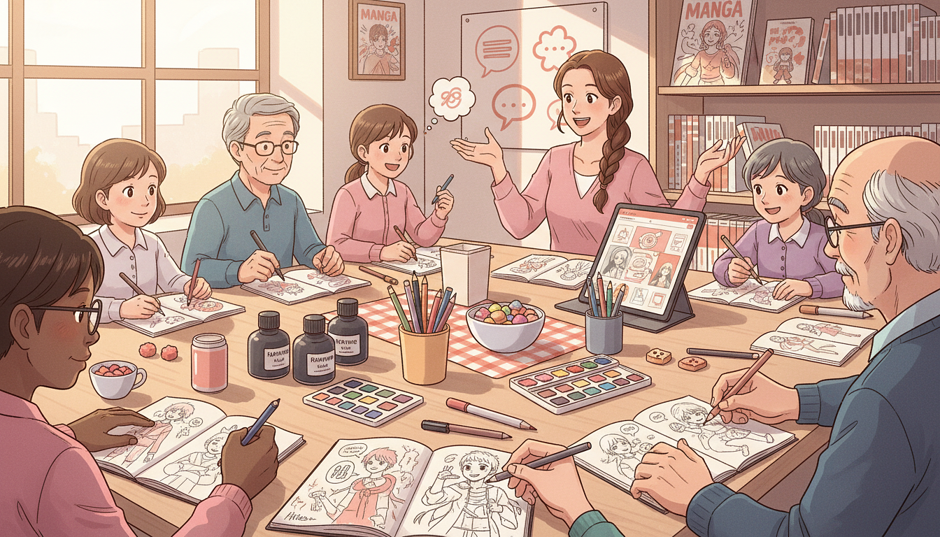 Stage BD/Manga animé par Perrine Arnaud